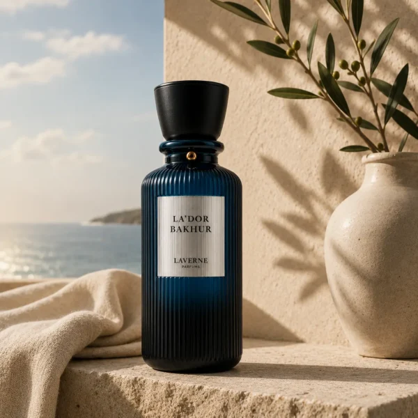 Lador Bakhur Classic Eau de Parfum 100ml presented with traditional Levant-inspired materials and warm natural lighting in an elegant heritage atmosphere.