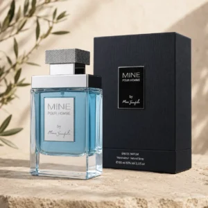 Mine Pour Homme by Marc Joseph Paris Eau de Parfum with presentation box in a refined luxury fragrance display